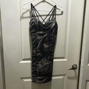 Black Dress with Gold Shimmer